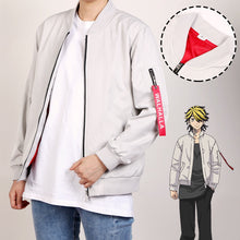 Load image into Gallery viewer, Anime Cosplay Tokyo Revengers Costumes Kazutora Hanemiya Jacket Baseball White Coat Valhalla Uniform Mikey Draken Halloween
