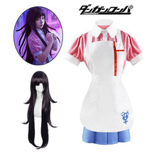 Load image into Gallery viewer, Danganronpa 2 Mikan Tsumiki Cosplay Costume Maid Outfit Halloween Dangan Ronpa Shirt Skirt Apron Bandage Wig Suit Costumes

