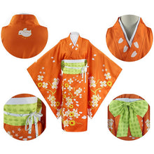 Load image into Gallery viewer, Danganronpa 2 Saionji Hiyoko Cosplay Costume Kimono Double Tail Wig Suit Super Danganronpa Halloween Costumes for Women
