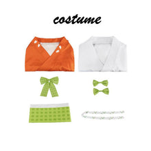 Load image into Gallery viewer, Danganronpa 2 Saionji Hiyoko Cosplay Costume Kimono Double Tail Wig Suit Super Danganronpa Halloween Costumes for Women
