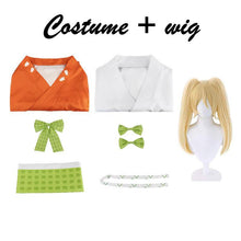 Load image into Gallery viewer, Danganronpa 2 Saionji Hiyoko Cosplay Costume Kimono Double Tail Wig Suit Super Danganronpa Halloween Costumes for Women
