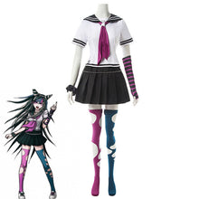 Load image into Gallery viewer, Anime Danganronpa Mioda Ibuki Cosplay Costume Colorful Devil Horn Wig For Woman Halloween Carnival Costume Props
