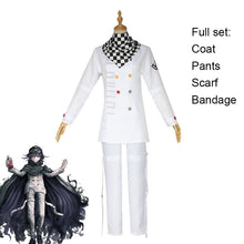 Load image into Gallery viewer, Anime Danganronpa V3 Kokichi Oma Cosplay President Uniforms Scarf Wig Cloak and Hat Halloween Carnaval Party Costumes
