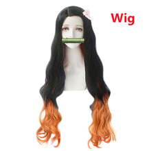 Load image into Gallery viewer, Anime Demon Slayer Cosplay Costume Kamado Tanjirou Nezuko Kimetsu No Yaiba Kochou Shinobu Women Kimono Set Halloween Uniform Men
