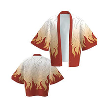 Load image into Gallery viewer, Demon Slayer Kimetsu No Yaiba Haori Kimono Cosplay Costume Kamado Nezuko Coat Shirt Halloween Costumes for Child Adult
