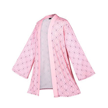 Load image into Gallery viewer, Demon Slayer Kimetsu No Yaiba Haori Kimono Cosplay Costume Kamado Nezuko Coat Shirt Halloween Costumes for Child Adult
