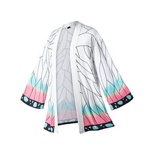 Load image into Gallery viewer, Demon Slayer Kimetsu No Yaiba Haori Kimono Cosplay Costume Kamado Nezuko Coat Shirt Halloween Costumes for Child Adult
