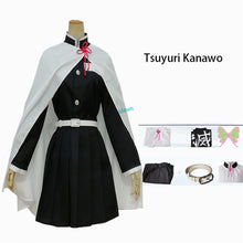 Load image into Gallery viewer, Anime Demon Slayer: Kimetsu No Yaiba Zenitsu Giyu Tanjirou Kamado Nezuko Women Kids Men Kimono Uniform Cosplay Costume
