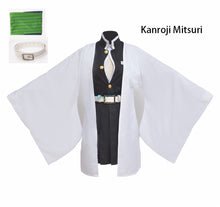 Load image into Gallery viewer, Anime Demon Slayer: Kimetsu No Yaiba Zenitsu Giyu Tanjirou Kamado Nezuko Kids Men Kimono Uniform Cosplay Costume
