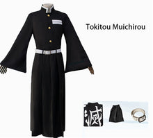Load image into Gallery viewer, Anime Demon Slayer: Kimetsu No Yaiba Zenitsu Giyu Tanjirou Kamado Nezuko Cosplay Women Kids Men Kimono Uniform Cosplay Costume
