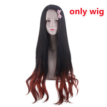 Load image into Gallery viewer, Anime Demon Slayer Kimetsu no Yaiba Cosplay Costume Nezuko Kamado Kimono Uniform Halloween Clothes
