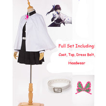 Load image into Gallery viewer, Demon Slayer Kimetsu no Yaiba Cosplay Costumes Kibutsuji Muzan Cosplay Costume Women Kimono Uniforms Clothes Dresses Wig
