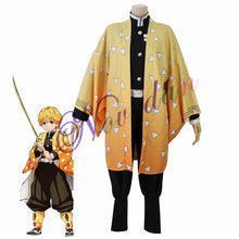 Load image into Gallery viewer, Demon Slayer Kimetsu no Yaiba Cosplay Costumes Kibutsuji Muzan Cosplay Costume Women Kimono Uniforms Clothes Dresses Wig
