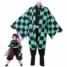 Load image into Gallery viewer, Demon Slayer Kimetsu no Yaiba Cosplay Costumes Kibutsuji Muzan Cosplay Costume Women Kimono Uniforms Clothes Dresses Wig
