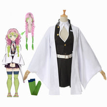 Load image into Gallery viewer, Demon Slayer Kimetsu no Yaiba Mitsuri Kanroji Kisatsutai Kimono Halloween Clothes Cosplay Costume
