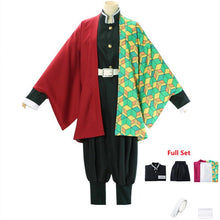 Load image into Gallery viewer, Anime Demon Slayer Kimetsu no Yaiba Tomioka Giyuu Cosplay Costume Women and Men Kimono Uniform Halloween Christmas Party Clothes
