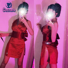 Load image into Gallery viewer, Anime Demon Slayer Suma Hinatsuru Makio Uzui Tengen Wives Uniform Dress Entertainment District Arc Cosplay Costumes for Women
