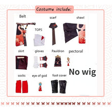 Load image into Gallery viewer, Anime Game Genshin Impact Kiryu Kazuha Battle Suit Kaedehara Wanye Uniform Wig Cosplay Costume Halloween Party
