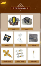 Load image into Gallery viewer, Game Genshin Impact Zhongli Cosplay Costume Zhong Li Cosplay Genshin Impact Cosplay Halloween Costume for Men Full Sets
