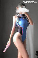 Load image into Gallery viewer, Anime Games Cosplay DVA Printed Sexy Costume for Women Anime Swimsuit Lingerie Bodysuit Swimwear Bathing Suit Open Crotch
