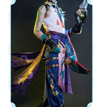 Load image into Gallery viewer, Anime Genshin Impact Xiao Cosplay Costume Carnival Halloween Party Performance Outfit Game Suit Uniform Drop Ship
