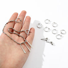 Load image into Gallery viewer, Horimiya Miyamura Izumi Cosplay Costume Punk Rock Earrings Lip Clip Chain Ear Clip Jewelry Accessories Unisex Prop
