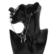 Load image into Gallery viewer, Horimiya Miyamura Izumi Cosplay Costume Punk Rock Earrings Lip Clip Chain Ear Clip Jewelry Accessories Unisex Prop

