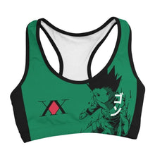 Load image into Gallery viewer, Hunter x Hunter Cosplay Costume  Gym Sport Workout Running Short Bra Yoga Suit Tracksuit Fitness
