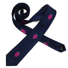 Load image into Gallery viewer, Bizarre Adventure Pannacotta Fugo Strawberry Neck Tie Cosplay Accessoies
