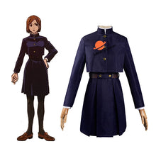 Load image into Gallery viewer, Anime Jujutsu Kaisen Cosplay Costume Kugisaki Nobara Wig Waist Bag Dress Halloween Christmas Party Uniform Full Set Girls Women

