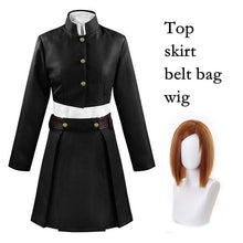 Load image into Gallery viewer, Jujutsu Kaisen Kugisaki Nobara Cosplay Costume Uniform Halloween Women Top Skirt Waist Bag Full Set Costumes
