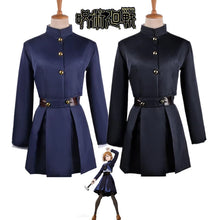 Load image into Gallery viewer, Anime Jujutsu Kaisen Kugisaki Nobara Cosplay Costume Top Skirt Coat Halloween Women Uniform Waist Arms Bag Full Set

