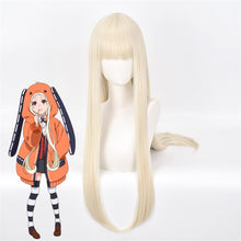 Load image into Gallery viewer, Anime KAKEGURUI Meari Saotom Long Wig Cosplay Wig Role Play Golden Color 50cm
