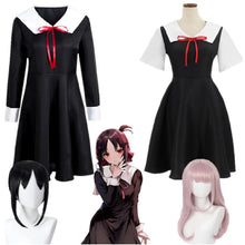 Load image into Gallery viewer, Anime Kaguya-Sama: Love Is War Shinomiya Kaguya Cosplay Costumes Fujiwara Chika Adult Anime Clothing Woman Dresses Headdress
