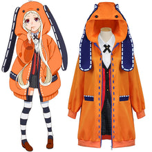 Load image into Gallery viewer, Anime Kakegurui Cosplay Yomotsuki Runa Cosplay Costume Coat Jk School Girls Uniform Hoodie Halloween Dress Girl Winter Cute Paja
