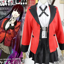 Load image into Gallery viewer, Anime Kakegurui Cosplay Yomotsuki Runa Cosplay Costume Coat Jk School Girls Uniform Hoodie Halloween Dress Girl Winter Cute Paja
