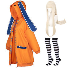 Load image into Gallery viewer, Anime Kakegurui Yomoduki Runa Cosplay Costumes Hoodie Compulsive Gambler Hoodies Wig Sock Suit Halloween Costume
