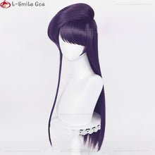 Load image into Gallery viewer, Anime Komi Can't Communicate Komi Shouko Komi Cosplay Wig 80cm Purple Black Heat Resistant Hair Komi san Wa Comyushou Desu Wigs
