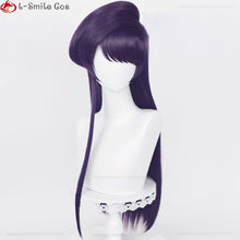 Load image into Gallery viewer, Anime Komi Can't Communicate Komi Shouko Komi Cosplay Wig 80cm Purple Black Heat Resistant Hair Komi san Wa Comyushou Desu Wigs
