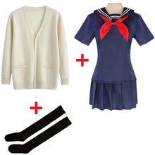 Load image into Gallery viewer, Anime My Hero Academia Boku No Hero Academia Cosplay Costume Himiko Toga JK Uniform Sweater Coat Halloween Clothing
