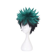 Load image into Gallery viewer, Anime My Hero Academia Cosplay Wig Izuku Midoriya Wig Boku No Hero Academia/Academy Cosplay Hair Izuku Midoriya Deku Wig Hairnet
