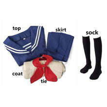 Load image into Gallery viewer, My Hero Academia Himiko Toga Cosplay Costume JK Uniform Boku No Hero Academia Sweater Wig Halloween Costumes for Women
