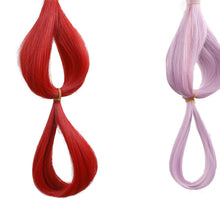 Load image into Gallery viewer, Anime ONE PIECE FILM RED UTA Cosplay Wigs Long Half Red And Purple Synthetic Hair Halloween Party Costume Cosplay Wig
