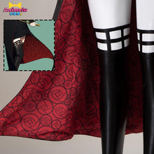 Load image into Gallery viewer, Anime Spy Family Yor Forger Cosplay Killer Assassin Gothic Halter Black Dress Outfit Cosplay Costume with Leather Stockings

