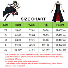 Load image into Gallery viewer, Spy X Family Yor Forger Cosplay Costume Killer Gothic Halter Black Dress Outfit Halloween Party Set
