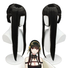 Load image into Gallery viewer, Anime Spy X Family Yor Forger Cosplay Wig Dress Suit Assassin Gothic Black Red Skirt Outfit Uniform Yor Briar Earring Long Hair
