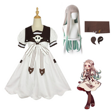 Load image into Gallery viewer, Toilet Bound Hanako Kun Yashiro Nene Cosplay Costume Dress Wig Headdress Prop Halloween Costume Dresses
