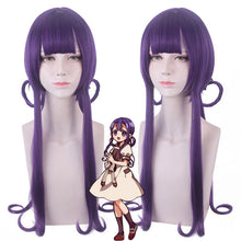 Load image into Gallery viewer, Anime Toilet-bound Hanako-kun Long Wig Akane Aoi Cosplay Wig Role Play Powder Mixed Purple
