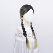 Load image into Gallery viewer, Anime Tokyo Revengers Haitani Ran Haitani Rindo Cosplay Wig Tenjiku Rokuhara Tandai Double Long Twist Braid Hair Wig + Wig Cap
