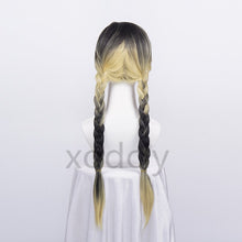 Load image into Gallery viewer, Anime Tokyo Revengers Haitani Ran Haitani Rindo Cosplay Wig Tenjiku Rokuhara Tandai Double Long Twist Braid Hair Wig + Wig Cap
